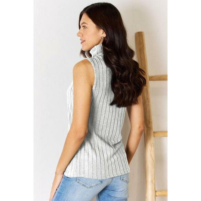 Basic Bae Ribbed Turtleneck Tank