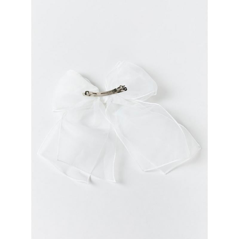 Wicks Hair Bow White