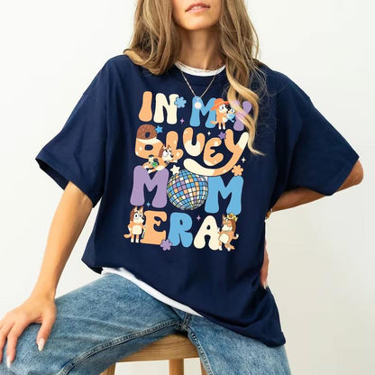 In My Bluey Mom Era Shirt, Bluey Cool Mom Club Shirt, Bluey Chilli Heeler Shirt, Bluey Mom Shirt, Bluey Mum Gift, in My Mom Era