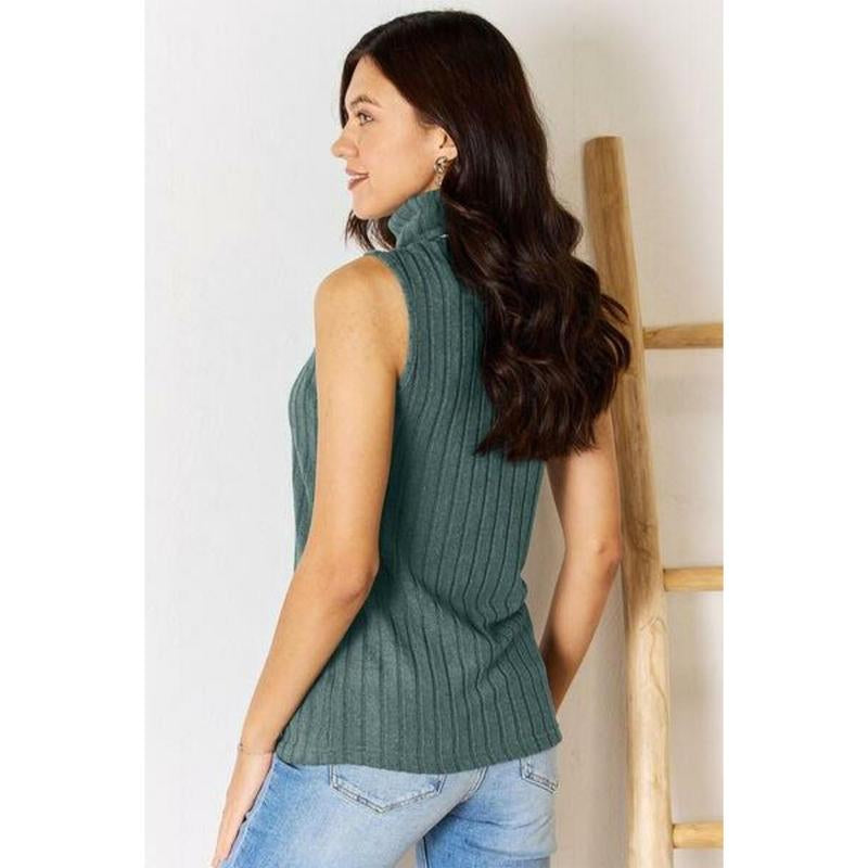 Basic Bae Ribbed Turtleneck Tank